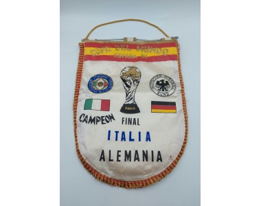 GAGLIARDETTO COPA DEL MUNDO ESPANA 1982 FINAL ITALIA VS ALEMANIA 